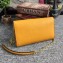 Dolce & Gabbana Padlock Flower Chain Clutch Bag Yellow 2019