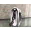 Dolce & Gabbana Black Crystal DG Girls Shoulder Bag In Quilted Nappa Leather White