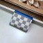 Louis Vuitton Damier Azur Canvas Zoé Wallet N60219 Bleuet 2019