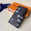 Louis Vuitton Damier Graphite Pixel Canvas Brazza Wallet N60163 Gray 2019
