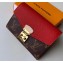 Louis Vuitton Monogram Canvas Pallas Compact Wallet M67478 Cerise 2019