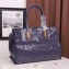 Goyard Sac Marquises Zippered Tote Bag Dark Blue