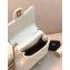 Chanel Lambskin with Imitation Pearls Side Pack Bag AS0614 White 2019