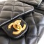 Chanel Lambskin with Imitation Pearls Side Pack Bag AS0614 Black 2019