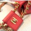Chanel Lambskin with Imitation Pearls Side Pack Bag AS0614 Red 2019
