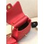 Chanel Lambskin with Imitation Pearls Side Pack Bag AS0614 Red 2019