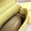 Chanel Lambskin with Imitation Pearls Side Pack Bag AS0614 Yellow 2019