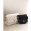 Chanel Lambskin Two-Tone Side Pack Bag AS0649 Black/White 2019