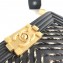 Chanel Embroidered Chevron Boy Small Flap Bag Black 2019