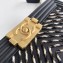 Chanel Embroidered Chevron Boy Medium Flap Bag Black 2019