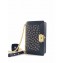 Chanel Embroidered Chevron Boy Medium Flap Bag Black 2019