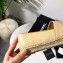 Chanel Stitching CC Logo Espadrilles Beige