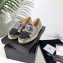 Chanel Stitching CC Logo Espadrilles Gun Color