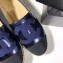 Chanel Stitching CC Logo Espadrilles Blue