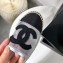 Chanel Stitching CC Logo Espadrilles Black/Mesh Silver