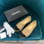 Chanel Camellia CC Logo Espadrilles Beige
