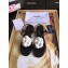Chanel Camellia Thong Sandals Black/White 2019