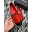 Chanel Lambskin Espadrilles G34431 Red 2019