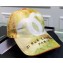 Chanel Graffiti Baseball Cap Hat Beige