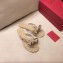 Valentino Rockstud Jelly Bow PVC Thong Flip Flops Nude