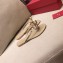 Valentino Rockstud Jelly Bow PVC Thong Flip Flops Nude