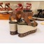 Louis Vuitton Heel 10cm Platform 6cm Timelapse Wedge Sandals Brown 2019