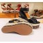 Louis Vuitton Heel 10cm Platform 6cm Timelapse Wedge Sandals Black 2019