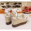 Louis Vuitton Heel 10cm Platform 6cm Timelapse Wedge Sandals Monogram Canvas White/Multicolor 2019