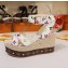 Louis Vuitton Heel 10cm Platform 6cm Timelapse Wedge Sandals Monogram Canvas White/Multicolor 2019