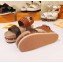 Louis Vuitton Calf Leather and Patent Monogram Canvas Timelapse Sandals Brown 2019