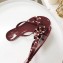 Valentino Rockstud Jelly Bow PVC Thong Flip Flops Burgundy