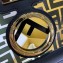 Fendi All-Over FF Logo Mini Kan I Bag in PU Black 2019