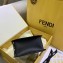 Fendi All-Over FF Logo Mini Kan I Bag in PU Black 2019