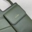 Fendi Two-Pocket Leather Messenger Mini Bag Green 2019
