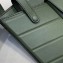 Fendi Two-Pocket Leather Messenger Mini Bag Green 2019