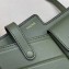 Fendi Two-Pocket Leather Messenger Mini Bag Green 2019
