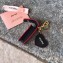 Miu Miu Madras Love Trick 5TL359 Black 2019