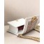 Chanel Embroidered Chevron Boy Small Flap Bag White 2019