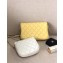 Chanel Lambskin Two-Tone Side Pack Bag AS0649 White/Yellow 2019