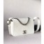 Chanel Quilted Flap Bag with Adjustable Strap AS0574 White 2019
