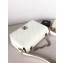 Chanel Quilted Flap Bag with Adjustable Strap AS0574 White 2019