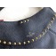 Valentino Rockstud Shoulder Bag with Removable Strap 0118 Black 2019