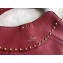 Valentino Rockstud Shoulder Bag with Removable Strap 0118 Red 2019