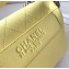 Chanel Quilted Flap Bag with Adjustable Strap AS0574 Yellow 2019