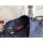 Valentino Rockstud Shoulder Bag with Removable Strap 0118 Dark Blue 2019