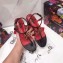 Dolce & Gabbana DG AMORE Thong Sandals Black 2019