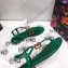 Dolce & Gabbana DG AMORE Thong Sandals Green 2019