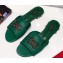 Dolce & Gabbana DG AMORE Slippers Green 2019