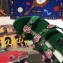 Dolce & Gabbana Flower and Crystal Heel 10.5cm Sandals Green 2019