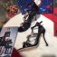 Dolce & Gabbana Flower and Crystal Heel 10.5cm Sandals Black 2019